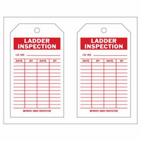 &eacute;tiquettes de rapport d'inspection, Polyester, 4" la x 7" h, Anglais O-Max