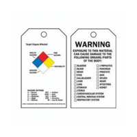 Étiquettes du droit à l'information, Polyester, 3" la x 5-3/4" h, Anglais SX820 | O-Max