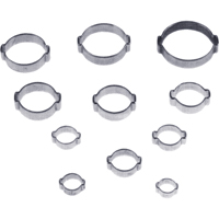 2-Ear Clamps, Max Dia. 9/10" O-Max