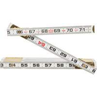 Red End&reg; Flat Reading Rule, 6' L, Wood O-Max