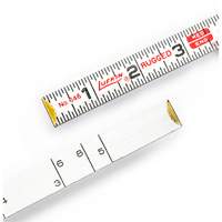 Red End&reg; Masonry Rule, 6' L, Wood, 1/16" Graduations O-Max