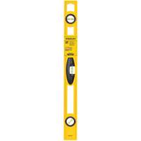 High-Impact ABS Level, I-Beam, 2' L, Plastic, 3, Non-Magnetic O-Max