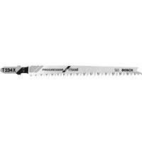 Jigsaw Blade, High-Carbon Steel, T-Shank, 4-5/8" L, 8-12 TPI O-Max