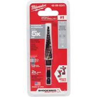 Foret &eacute;tag&eacute; #1 Shockwave Impact Duty, 1/2" - 1-1/8", Incr&eacute;ments de 1/32", Titane O-Max