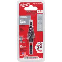 Foret &eacute;tag&eacute; #3 Shockwave Impact Duty, 3/16" - 3/4", Incr&eacute;ments de 1/16", Titane O-Max