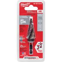 Foret &eacute;tag&eacute; #4 Shockwave Impact Duty, 3/16" - 7/8", Incr&eacute;ments de 1/16", Titane O-Max