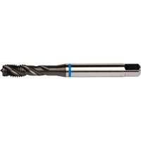 Taraud &agrave; cannelures h&eacute;licoidales Blue Shark, Acier rapide au cobalt, Filet de 1/4"-28, 3,15" l O-Max