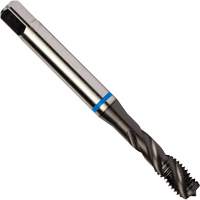 Taraud &agrave; cannelures h&eacute;licoidales Blue Shark, Acier rapide au cobalt, Filet de 1/4"-28, 3,15" l O-Max