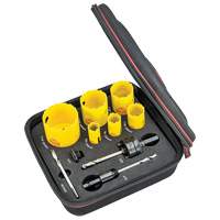 Plumber's Deep Cut Hole Saw Kit, 10 Pieces O-Max