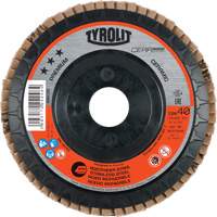 Flap Disc, 4-1/2" x 5/8"-11, Type 27, 40 Grit, Ceramic TCT367 | O-Max