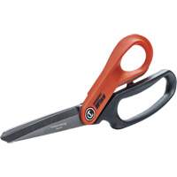 Heavy-Duty Titanium Coated Tradesman Shears, 10", Rings Handle O-Max