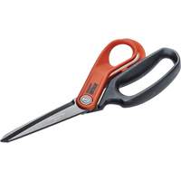 Heavy-Duty Titanium Coated Tradesman Shears, 10", Rings Handle O-Max