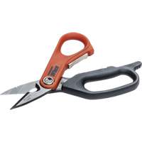 Electrician's Data Shears, 6", Rings Handle O-Max