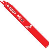 Medium Metal Reciprocating Saw Blade, Bi-Metal, 14-18 TPI, 9" L x 1" W O-Max