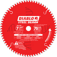 Steel Demon Cutting Saw Blade, 7-1/4", 70 Teeth, Metal Use O-Max