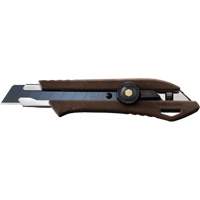 Ratchet Lock Knife, 18 mm, Wood Handle O-Max