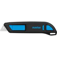 Secunorm 300 Retractable Safety Knife with Rounded Tip Blade, 17 mm O-Max