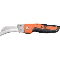 Cable Skinning Utility Knife with Replaceable Blade, 2-1/2" Blade, Stainless Steel Blade, Cushion Handle O-Max