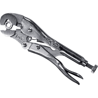 Vise-Grip&reg; Locking Wrench Pliers with Wire Cutter, 10" Length, Curved Jaw O-Max