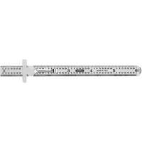 Industrial Precision Flexible Ruler, 6" L, Steel O-Max