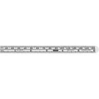 Economy Precision Flexible Ruler, 6-1/2" L, Steel O-Max