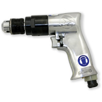 ADX380R Perceuse pneumatique r&eacute;versible, 4 pi³/min, 1/4" NPT, 86,8 dBA, 3/8" mandrin, Avec cl&eacute; O-Max