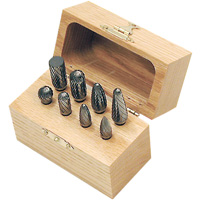 Jeu de fraises au carbure CBK-8 dans un coffret en bois, 8 morcea O-Max
