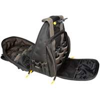 Sacs &agrave; dos pour outils Techgear &agrave; 53 pochettes, 16" lo x 13-1/4" la, Noir, Polyester O-Max