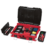 Boîte &agrave; outils Packout, 22" x 16" x 7", Noir/Rouge O-Max