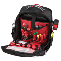 Sac &agrave; dos &agrave; profil bas, 10" lo x 12" la, Noir, Balistique O-Max