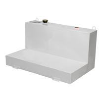 Steel Fuel Transfer Tank, Steel, 100 Gal. Capacity, White O-Max