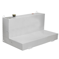 Steel Fuel Transfer Tank, Steel, 100 Gal. Capacity, White O-Max