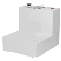 Steel Fuel Transfer Tank, Steel, 48 gal. Capacity, White O-Max