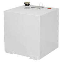 Steel Fuel Transfer Tank, Steel, 50 gal. Capacity, White O-Max