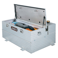 Aluminum Fuel Transfer Tank & Chest, Aluminum, 74 gal. Capacity, Silver O-Max