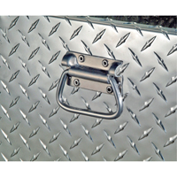 Aluminum Fuel Transfer Tank & Chest, Aluminum, 74 gal. Capacity, Silver O-Max