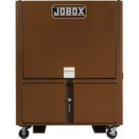 Field Office Jobsite Box, 33" W x 63" D x 80" H, Steel, Red O-Max