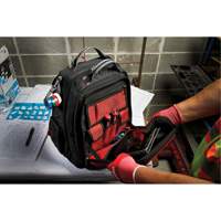 Sac &agrave; dos Packout, 15-3/4" lo x 11-4/5" la, Noir/Rouge, Balistique O-Max
