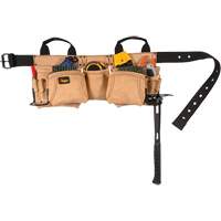 Carpenter's Tool Belt, Leather, Tan O-Max