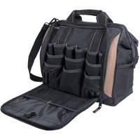 Multi-Compartment Tool Carrier, Polyester, 33 Pockets, Black O-Max
