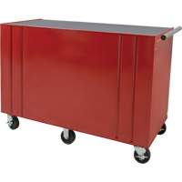 Industrial Tool Cart, 12 Drawers, 56" W x 24-1/2" D x 38-1/8" H, Red O-Max