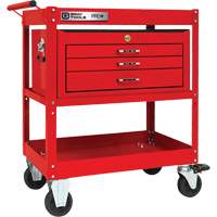 PRO+ Series Heavy-Duty Utility Cart with Intermediate Chest, 2 Tiers, 30-1/5" x 38-1/3" x 19-1/2" TER131 | O-Max