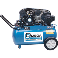 Professional Series Air Compressors, Electric, 16.6 Gal. (20 US Gal), 135 PSI, 115/1 V O-Max