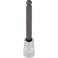 Bit Socket, Hex Ball, 4 mm x 4" L, 3/8" Drive O-Max