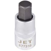 Bit Socket, Hex, 1/2" x 2" L, 1/2" Drive O-Max