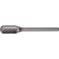 Fraises au carbure solide - Forme cylindrique avec embout sph&eacute;rique CLEVELAND, , 1/8" dia., 9/16" profondeur de la coupe O-Max