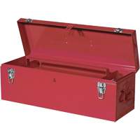 TB26 Steel Hand Tool Box, 8-3/4" D x 26" W x 9-3/8" H, Red O-Max