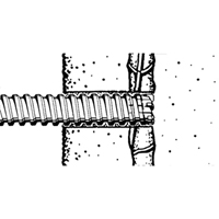 Rotary Rebar Cutters, 3/8", SDS-Plus Shank, Carbide O-Max