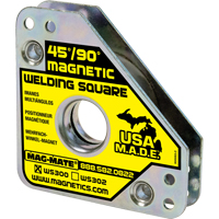 Magnetic Welding Squares, 3-3/4" L x 3/4" W x 3-3/4" H, 60 lbs. O-Max