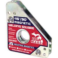 Magnetic Welding Squares, 3-3/4" L x 3/4" W x 4-3/8" H, 75 lbs. O-Max